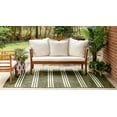 thumbnail image 4 of Rugs.com Jill Zarin Outdoor Collection Rug – 9' x 12' Green Flatweave Rug Perfect For Living Rooms, Large Dining Rooms, Open Floorplans, 4 of 9