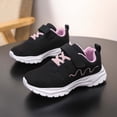 thumbnail image 5 of ZHOGXU Toddler Kids Girls Sneakers Non Slip Flat Sole Soft Sole Mesh Lightweight Breathable Sports Shoes For Casual Daily Wear,Pink,9.5-10 Years, 5 of 9