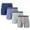 Assorted-A, variant on Men's Boxer Shorts Moisture-Wicking,Breathable Bamboo Viscose Underwear with Button Fly,4 Pack