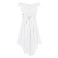 thumbnail image 5 of TiaoBug Kids Girl Off Shoulder Wedding Dress Formal Princess Party Maxi Gown White 6, 5 of 5