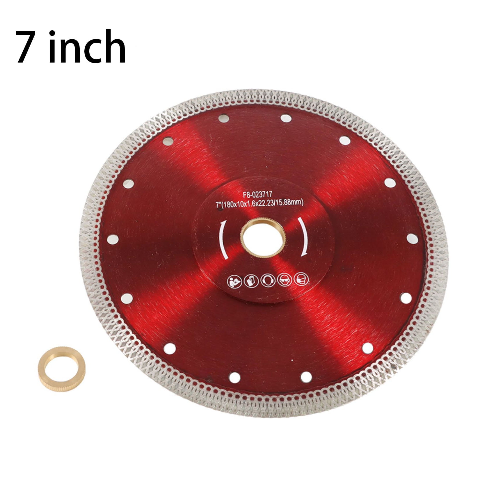 7 inch Diamond Porcelain Saw Blades Ceramic Cutting Disc Wheels Super