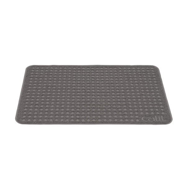Alfombrilla de arena para gatos Catit Rectangular Grande Gris 60 x 90 cm
