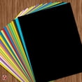 thumbnail image 4 of Bright Color Card Stock Paper, 65lb. 8.5 X 11 Inches - 50 Sheets Per Pack (Black), 4 of 5