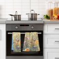 thumbnail image 4 of Butterflies Daisy Flowers Cotton Face Towels Soft Hand Towel Absorbent Bathroom Towel for Kitchen Hotel Decoration, 4 of 7