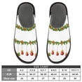 thumbnail image 5 of IAUYY Memory Foam House Slippers Suitable for Both Men and Women. Comfortable, Anti-Slip Plush Flat-Bottomed Slippers The Best Holiday Gift Red Spherical Ornament, 5 of 9