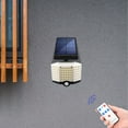 thumbnail image 2 of Outdoor Lights, Motion Sensor Powered Lights IP65,3 Modes,with Remote Control,Wall Security Lights For Fence Yard Garden Patio Front Door, 2 of 8