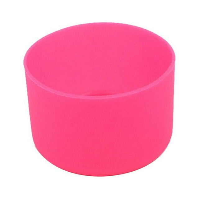 Cache de Protection en Silicone Antidérapant pour Bouteille d'Eau Extérieure de Couleur Unie