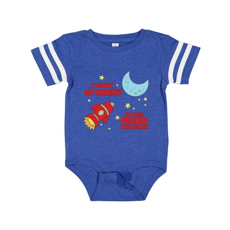 

Inktastic I Love My Mommy to the Moon and Back Boys or Girls Baby Bodysuit