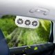 thumbnail image 2 of Ventilador Coche Con Solar 3s Enfriador Ventana Automático Que Promueve La Circulación Del Aire Rojo, 2 of 9