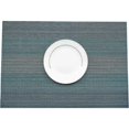 thumbnail image 3 of 2024 Mantel individual, juego de 4 manteles individuales antideslizantes lavables en PVC resistente al desgaste y al calor para el hogar, restaurante, mesa de comedor Azul 45x30cm, 3 of 5