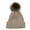 Beige, variant on Fnooota Womens Knit Beanies, Stretch Soft Warm Windproof Winter Hats for Women Coffee Size Free Size