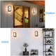 thumbnail image 4 of Aplique de pared LED para exterior de 15 W, moderno aplique de pared para interior, IP65 resistente al agua, luz blanca cálida de 3000 K, 1050 lm, 4 of 5