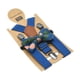 thumbnail image 2 of Juego de tirantes y pajarita para niños con 3 pinzas en forma de Y, práctico y portátil, para niños de 1 a 8 años. Azul oscuro, 2 of 9