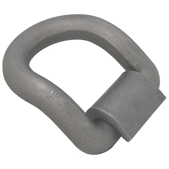 UPGRATOR 1Pcs Weld-on Forged D Ring Tie Down Anchors For Pickup ATV Securing 9x5.1cm