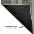 thumbnail image 5 of Addison Rugs Mayfield Premium Machine Washable Transitional Stripes Green Rectangle Rug, 10' x 14', 5 of 7
