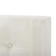 thumbnail image 4 of King Modern Wing Bed in Ivory Velvet, 4 of 6