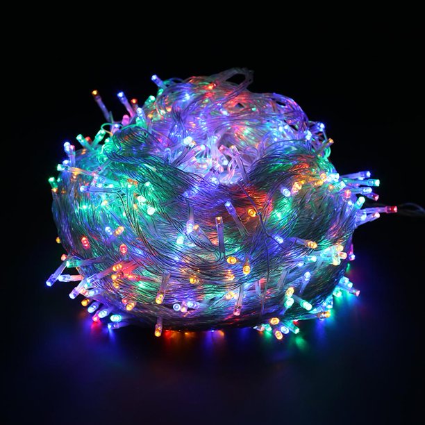 Lámpara 400/800 LED 50 / 100M Luces de Navidad Luces de hadas al aire libre de Navidad Wat Ehuebsd Para estrenar