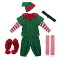 thumbnail image 3 of Disfraz de Duende Hugo Conjunto de Ropa de Navidad para Hombres 90cm, 3 of 7
