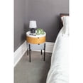 thumbnail image 3 of Tray Top End Table With 2-Storage Bin & Black Steel Legs, 3 of 8