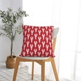 thumbnail image 5 of Fuzoiu Cartoon Lobster Print Square Pillow Cover,Hidden Zipper Design,Luxury Square Pillow Case, Throw Pillow,Couch Cushion-18"x18", 5 of 7