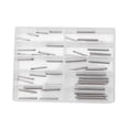 thumbnail image 2 of 2Boxes Montre Bande Lien Goupilles Sangle Vis Ensemble Horloger Réparation Outil Accessoires avec Boîte de Rangement Multi Tailles Montre Bande Lien Goupilles Sangle Vis Ensemble, 2 of 9