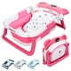 thumbnail image 1 of Bañera Para Bebe Con Cojin Plegable Tina de Baño para Bebe Bañera para Bebés y Niños Pequeños Plegable Portatil con Medidor Digital de Temperatura Tamaño Infantil, 1 of 6