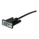 StarTech.com Straight Through DB9 RS232 Serial Cable Black DB-9 1M Noir - M/F (MXT1001MBK) - Serial extension Cable - (M) to DB-9 (F) - 3.3 ft - - for P/N: 1P3FPC-USB-SERIAL, ICUSB2321F, ICUSB2324I, ICUSB232IS – image 3 sur 3