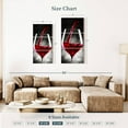 thumbnail image 4 of Elephant Stock Red Wine Is Served Wall Art - Vertical Multi Panel Canvas - Dining Room Wall Decor - Food And Drink Multi Panel - Black And White Decor - 21" x 44", 4 of 8