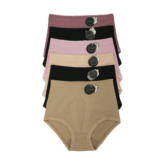 Paquete de Pantaletas Adda Lingerie Modelo Mayda, Corte completo a cintura, Colores surtidos
