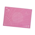 thumbnail image 4 of arctrm Cutting mat with grid, double-sided PVC table protector, versatile use for model pink, 4 of 9