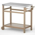 thumbnail image 5 of TORVA Outdoor Prep Cart Dining Table for Pizza Oven, Patio Grilling Backyard BBQ Grill Cart, Wood, 5 of 11