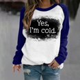 thumbnail image 1 of 50% de Réduction Oversized Sweatshirt for Women 2023 T-shirt Imprimé Long Manches Blouse Col Rond Casual Tops Sweatshirt, 1 of 5
