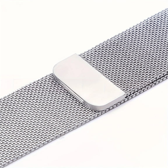 Metal Magnetic Band Compatible with Apple Watch Bands 38mm 40mm 41mm 42mm 44mm 45mm,46mm，49mm Stainless Steel Mesh Loop Strap with Magnetic Clasp for iWatch SE/7/6/5/4/3/2/1",suitable for both men an
