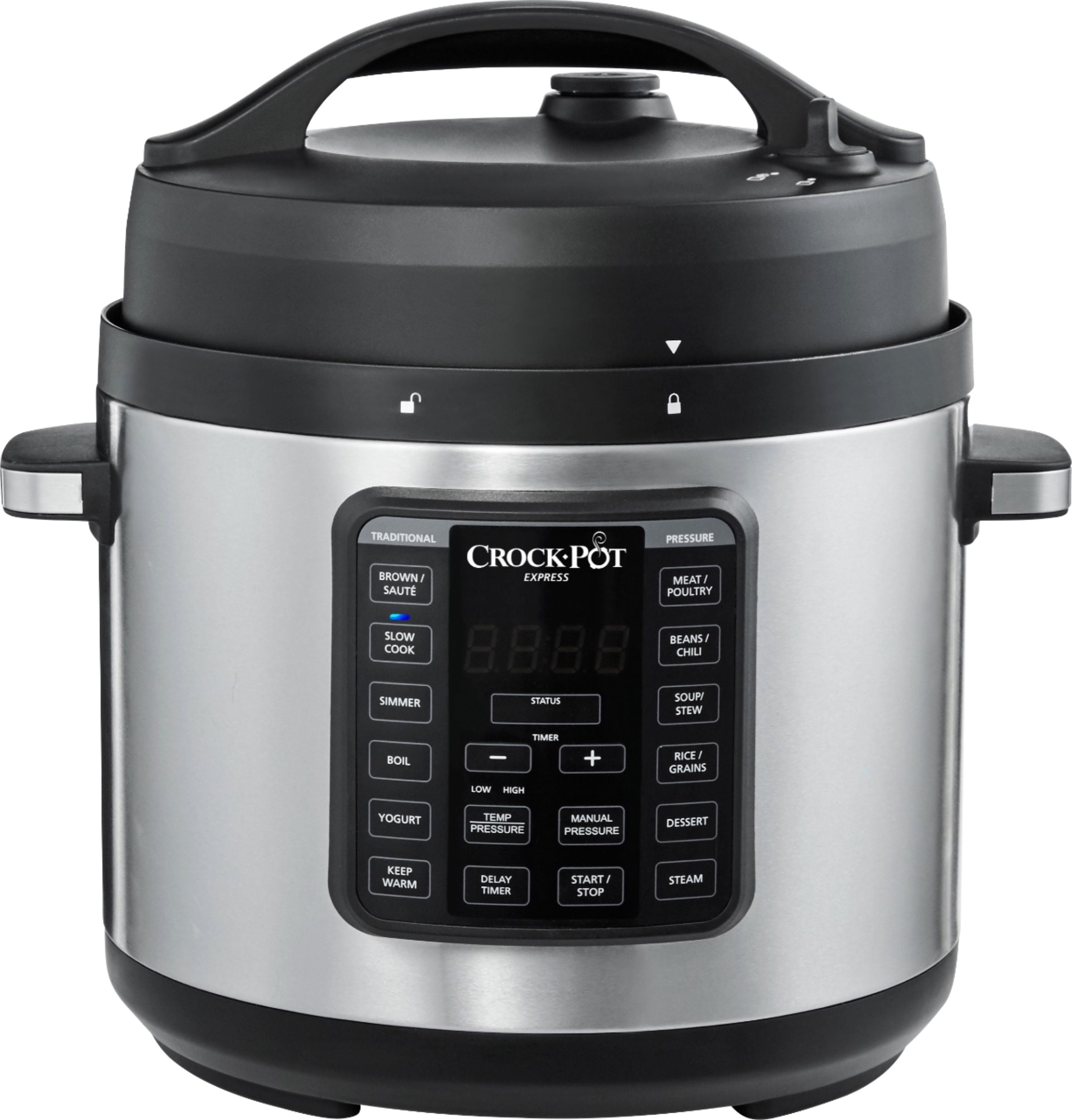 Crock-Pot - 6-Quart Easy Release Multi-Cooker Stainless - Walmart.com