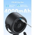 thumbnail image 3 of Ventilador de cochecito AMACOOL, portátil, recargable, con clip, refrigeración 17H, 3 of 7