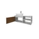 thumbnail image 2 of Gabinete Para Baño Con Lavamanos Y Monomando ODIN, 2 of 6