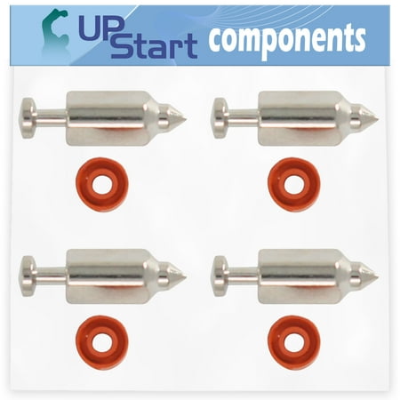4-Pack 398188 Float Valve Replacement for John Deere PT11041 - Compatible with 281144 Float Valve Needle Seat Kit