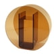 thumbnail image 1 of Jarrón acrílico marrón transparente decorativo, florero de cristal nórdico, adorno para oficina, sala de estar, estantería, círculo marrón., 1 of 12