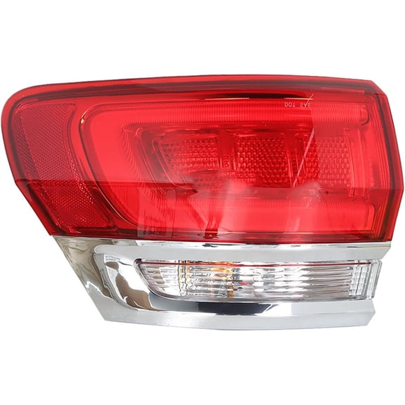 waltyotur Tail Light Replacement for 2014-2020 Jeep Grand Cherokee Left Driver Side Rear Lamp Outer Brake Lights 68110017AF 68110017AE CH2804106