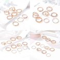 thumbnail image 3 of Bohemian Retro Moon Joint Knuckle Ring Sets Knuckle ring Women Girls Rhinestones Heart Shape Rings Hand Jewelry Set, 3 of 8