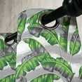 thumbnail image 2 of Ambesonne Boho Grommet Curtain Single Panel, Banana Leaves Design, 50"x60", Pale Grey Hunter Green, 2 of 5