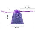 thumbnail image 2 of 16 Sachets Dried Lavender Flowers for Drawers Closets Fresh Natural Aromatherapy Sachets Bag Home Fragrance, 2 of 2