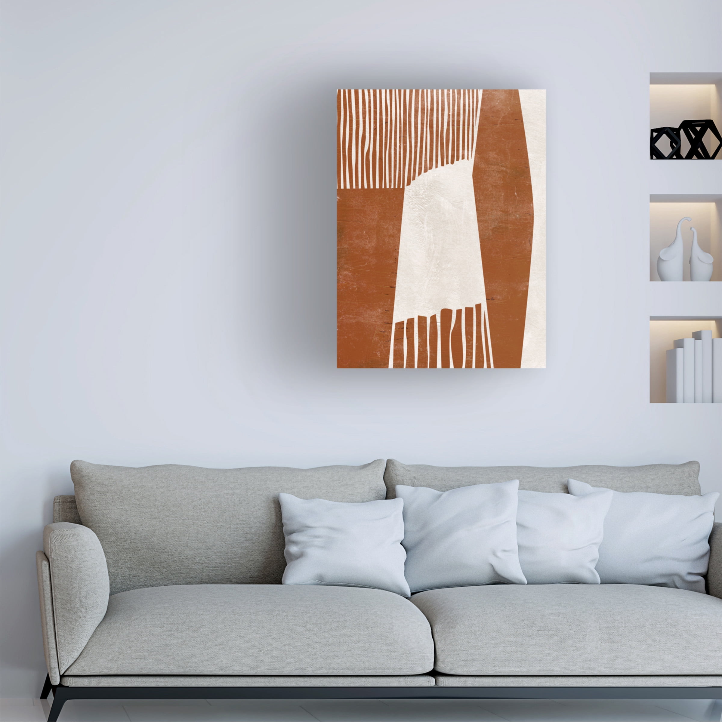 Melissa Wang 'Indian Field I' Canvas Art
