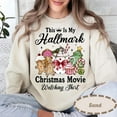 thumbnail image 2 of This Is My Hall.mark xMas Watching Sweatshirt, Winter Holiday Sweatshirt, Retro Movie Sweatshirt - Sizes S-5XL ,Art Print JSC, 2 of 6