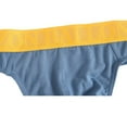 thumbnail image 2 of TANBOM Mens Tagless Thong Underwear Low Rise T Back Bulge Pouch Stretch Thongs Grayish Blue XXL, 2 of 4