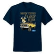 thumbnail image 2 of Wild Bobby, Driving Trucks and Taggin Bucks Retro Ford F150 Hunting, Cars and Trucks, Men Graphic Tee, Navy, 4X-Large, 2 of 4