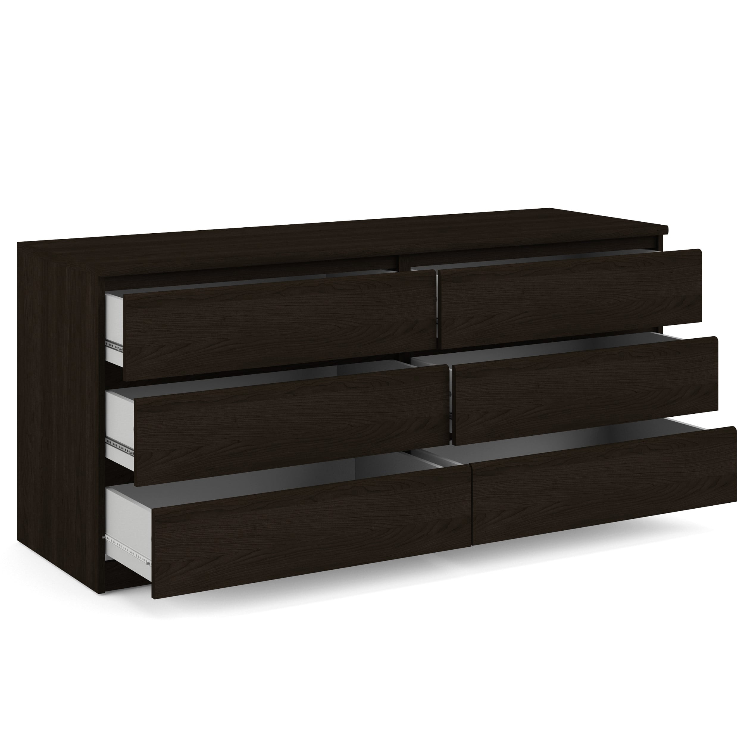 Scottsdale 6 Drawer Double Dresser Coffee Walmart