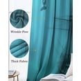thumbnail image 3 of Ocean Shipwrecks Blackout Curtains for Bedroom Living Room Darkening Curtains 63 Inches Long Coastal Nautical Dolphins Vintage Window Curtain 2 Panels Set Window Treatment Grommet Drapes 42"x63", 3 of 9