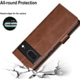 thumbnail image 7 of Case for Google Pixel 7 (Not for 7 Pro) Wallet Flip Cover [RFID Blocking] [3 Card Holder 1 Money Pocket] [Magnetic Closure] [Stand Kickstand] PU Leather Folio Phone Case for Pixel 7 - Brown, 7 of 7