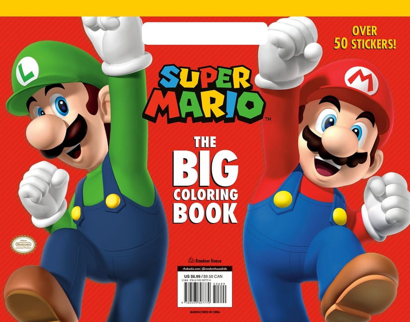 Super Mario Deluxe Paint Box Book, ISBN 9780593431597, Ages 3‚Äì7